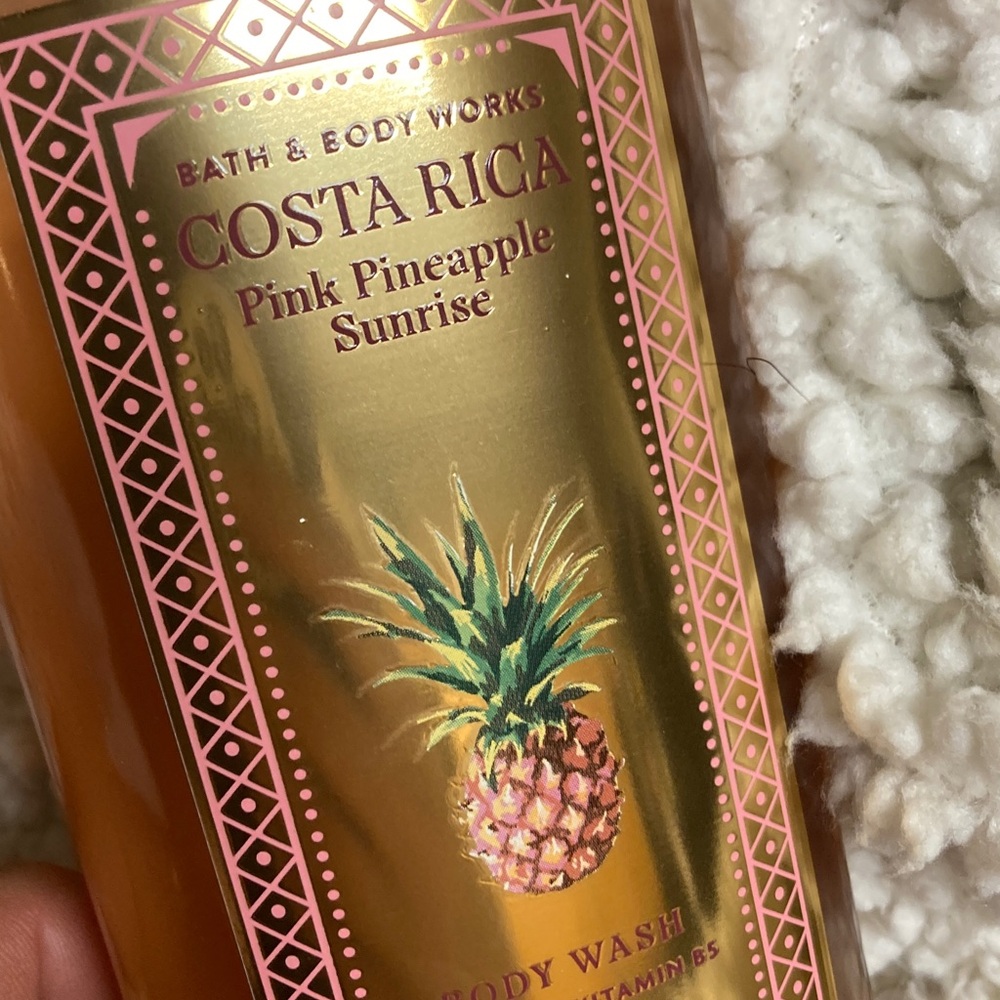 Bath & Body Works Costa Rica Pink Pineapple Sunrise Body Wash - Picture 2 of 4